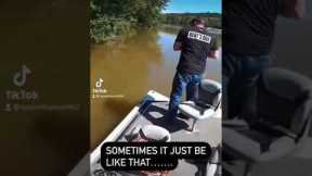 Sometimes it be like that!!! Bass fishing fail!!! #shorts
