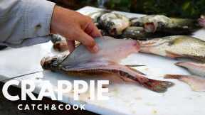 How to CATCH CLEAN and COOK CRAPPIE!!