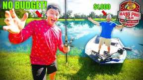 1v1 NO LIMITS NO BUDGET Fishing Challenge For Biggest Bass (ft. Lojo)