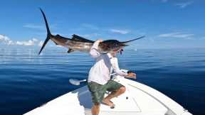 Fishing By Myself Went Bad Wrong! (Sailfish Catch Clean & Cook)