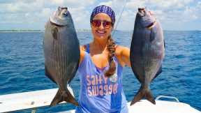 GIANT Chub (TRASH Fish) Catch Clean & COOK! Quesadillas!!