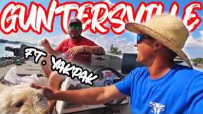 Crushing Bass With YAKPAK On LAKE GUNTERSVILLE!