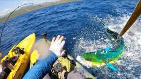 Offshore Kayak Fishing for GIANT MAHI {CATCH CLEAN COOK} -- Panama | Field Trips with Robert Field