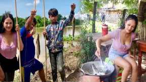 Fishing In River & Deep Fry Fish Spice Sauce {Catch Clean & Cook}