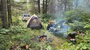 Woods Camp, Fishing, Fourwheeling , Trip Ended Early.