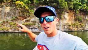 Fishing BLUFF WALLS For Bass In The Fall and Winter Months! (Big Bass)