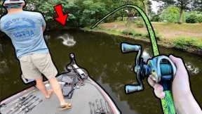 This TINY LAKE is filled with TROPHY BASS! (Lake Bass Fishing)