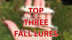 Top 3 Lures For Fall Inshore Saltwater Fishing