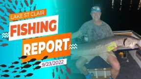 Lake St. Clair Fishing Report 9/23/2022