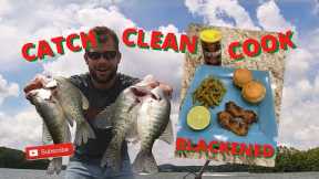 CATCH CLEAN COOK | KFRED KAJUN SEASONING | CRAPPIE RECIPE | BLACKENED FISH | FISH RECIPES