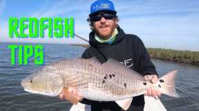 5 QUICK REDFISH TIPS - fly fishing