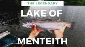 LAKE OF MENTEITH - Dry Fly Fishing In The Rain!