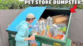 Saving Fish Left to DIE in Pet Store Dumpster!