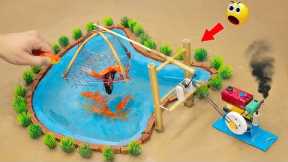 DIY tractor how to Catch Many Fish In The Lake | How to Fishing Exciting | @SunFarming