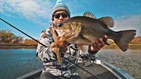 The PERFECT Fall Bass Fishing Day!
