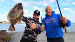 Catch n' Cook FLOUNDER in MONKEY Sauce!