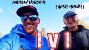 1 V 1 Bass Fishing Challenge - Nordbye VS Laker Howell! (GUNTERSVILLE)