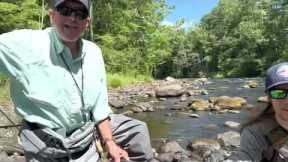 Fly fishing Farmington river
