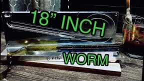 How to make soft plastic baits | EPIC bait mold 18in worm | soft plastics BAIT MAKING