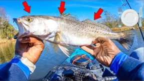 I Caught A HUGE FISH Then Cooked It! DELICIOUS CATCH AND COOK! feat. @southernsalt Hood Wink Baits
