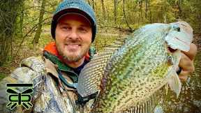 JIG AND BOBBER CREEK CRAPPIE. Fishing with KidKrappie [ East Texas ]