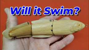 Making an eel lure,  carving a wooden swimbait to look like an eel.  #luremaking  #swimbait