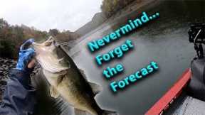 Fishing Lake Fontana in the Rain - October 2021