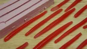 Making Simple Soft Plastic Worm, Fishing Lures