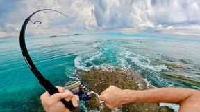 Amazing Fast Water Fishing, Catching Big Fish on The Sea