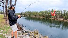 Catching The BIGGEST Ive Ever Seen In THIS Saltwater Canal! **New PB**
