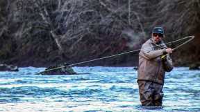Oregon Coast Fly Fishing, WINTER RUN STEELHEAD and WHITEWATER rafting - A Film by Todd Moen