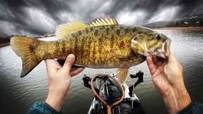 Wild day of fishing in the kayak (Boone Lake)