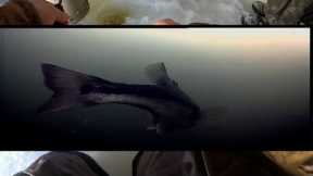 Underwater Camera for Ice Fishing on a Pond (Big Fish Spotted)