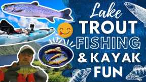 Kayak Fishing in the Lake District on Ullswater, Catching Trout & Perch #lakedistrictfishing