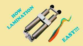 How to Make Lamination for Soft Plastic Fishing Lures Craw Nimble DIY Bait for Bass BUGMOLDS