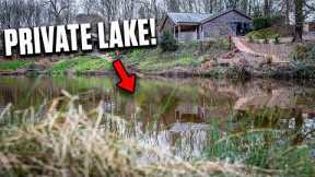 Luxury CARP Fishing on PRIVATE Lake! 🛖