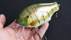 lure making | Bluegill crankbait from MDF board