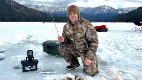 ICE Fishing at fish lake | Yellow Perch