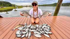 Crappie Fishing with MINNOWS on the LAKE! {Catch, Clean & Cook} World's Biggest Onion Farm!