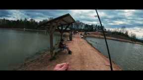 Catching Fish at Baileys Pay Lake! Trying new places, baits. Nice lake! Great people! Fish On!!!