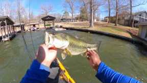 Kayak Fishing Lake Athens (BIG BASS LIVE HERE)