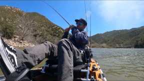 Kayak Fishing Silverwood Lake