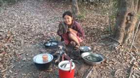 After catching fish, I will cook delicious fish for dinner🐠🐟🐋🍲