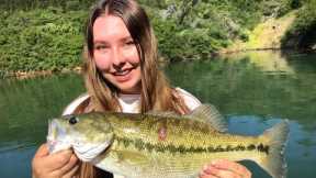 Nice bass bite flukes and poppers! (Shasta Lake)