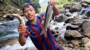 Catch and cooked fresh river fish💦🐟 #northeastindia#Fishing#Jons Daily