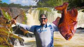 WORLDS MOST REMOTE BOW-FISHING TRIP! {Catch Clean Cook} Hunting Wild Pacu with a Bow