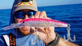 Trolling HUGE LURES for Aggressive Deep Sea Fish!