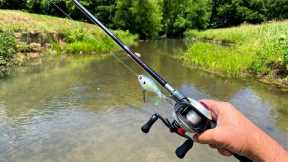 Fishing Big Lures in a Small Creek