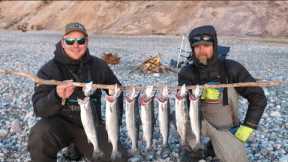 SALMON FISHING Catch & Cook Over an Open Fire with a DRIFTWOOD CEDAR PLANK!