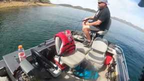 Jack Locker Raw Fishing lake pleasant Arizona  morning dawn 4 robo worm drop shot